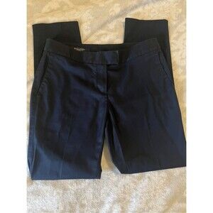 Brooks Brothers navy blue advantage chino stretch pants 2 petite A29